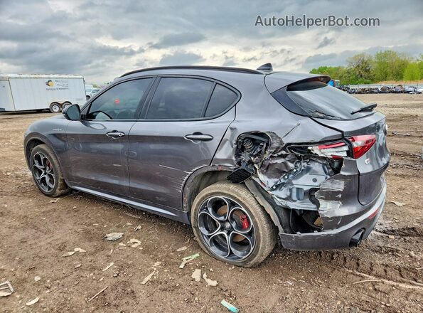 ZASPAKBN2N7D38179 2022 ALFA ROMEO STELVIO Gray Rear left