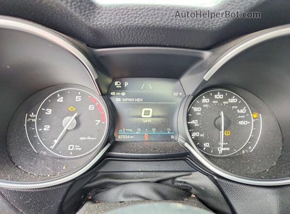 ZASPAKBN2N7D38179 2022 ALFA ROMEO STELVIO Gray Instrument cluster view