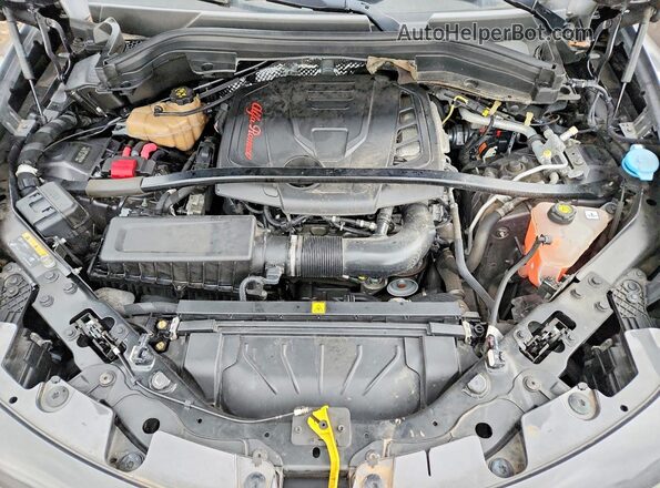 ZASPAKBN2N7D38179 2022 ALFA ROMEO STELVIO Gray Engine compartment view