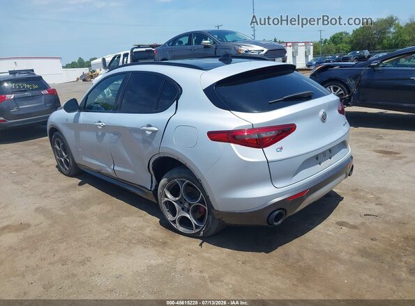 ZASPAKBN3N7D41334 2022 ALFA ROMEO STELVIO Silver Հետևի ձախ