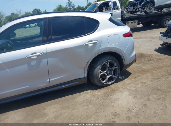 ZASPAKBN3N7D41334 2022 ALFA ROMEO STELVIO Silver Դիմացի տեսք