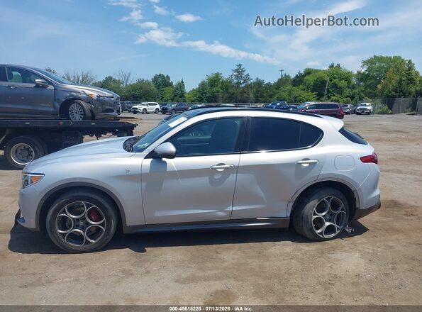 ZASPAKBN3N7D41334 2022 ALFA ROMEO STELVIO Silver Սալոնի 360 աստիճան տեսք