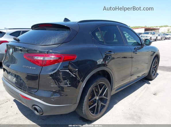 ZASPAKBN4K7C45448 2019 ALFA ROMEO STELVIO Black Vista frontal