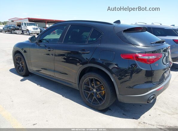 ZASPAKBN4K7C45448 2019 ALFA ROMEO STELVIO Black Trasero izquierdo