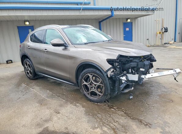 ZASPAKBN5K7C45149 2019 ALFA ROMEO STELVIO Tan Przód prawy