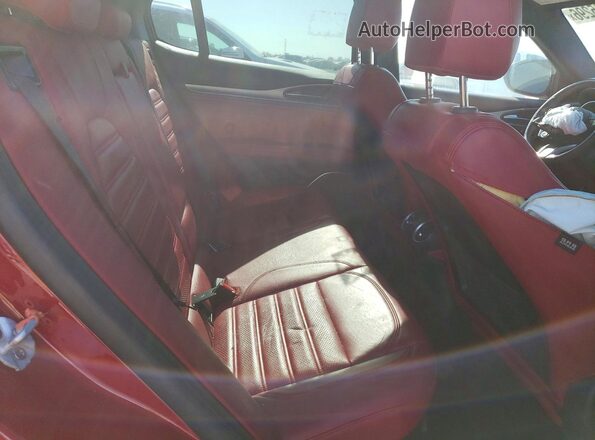 ZASPAKBN5M7D18815 2021 ALFA ROMEO STELVIO Red Rear seats view