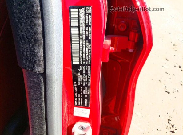 ZASPAKBN5M7D18815 2021 ALFA ROMEO STELVIO Red VIN sticker view