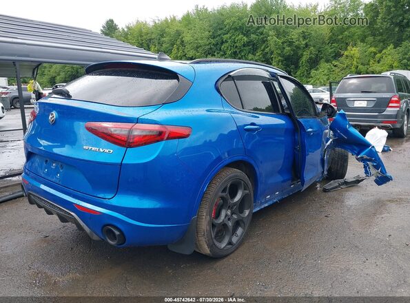 ZASPAKBN5N7D31789 2022 ALFA ROMEO STELVIO Blue უკანა მარჯვენა