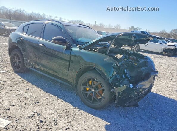 ZASPAKBN6M7D16541 2021 ALFA ROMEO STELVIO Green Delantero derecho