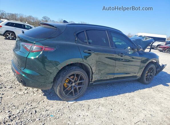 ZASPAKBN6M7D16541 2021 ALFA ROMEO STELVIO Green Trasero derecho