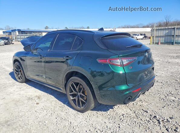 ZASPAKBN6M7D16541 2021 ALFA ROMEO STELVIO Green Trasero izquierdo