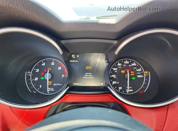 ZASPAKBN7M7D19531 2021 ALFA ROMEO STELVIO Черный Вид щитка приборов