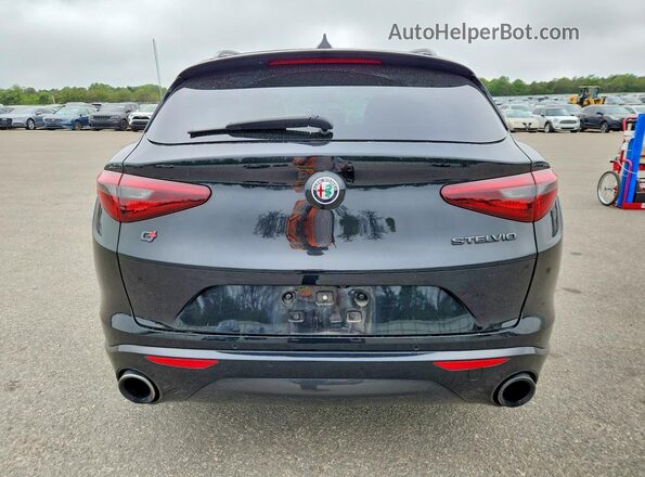 ZASPAKBN7M7D19531 2021 ALFA ROMEO STELVIO Черный Вид сзади