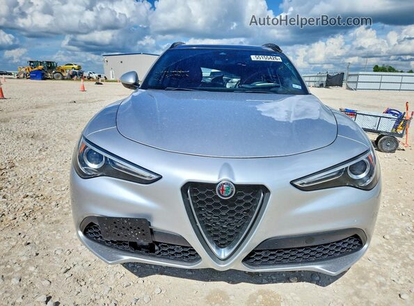 ZASPAKBN8M7D19859 2021 ALFA ROMEO STELVIO Silver Դիմացի տեսք
