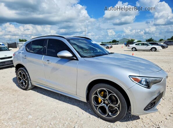 ZASPAKBN8M7D19859 2021 ALFA ROMEO STELVIO Silver Առջևի աջ