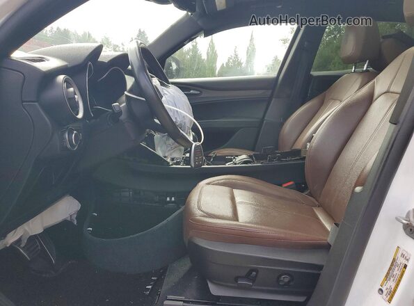 ZASPAKBN8N7D29356 2022 ALFA ROMEO STELVIO White წინა სალონის ხედი