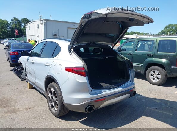 ZASPAKBN8N7D40065 2022 ALFA ROMEO STELVIO Light Blue Rear left