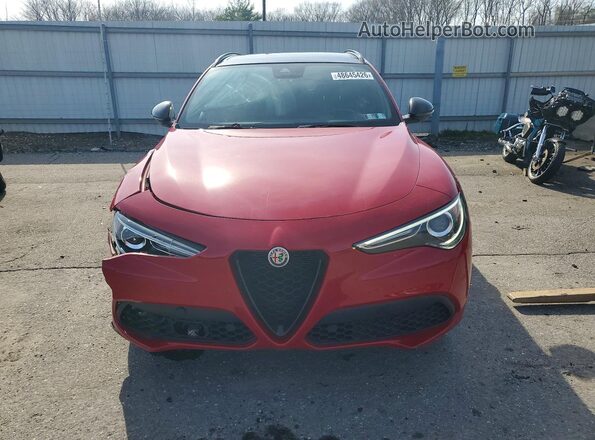 ZASPAKBN9L7C95246 2020 ALFA ROMEO STELVIO Red Front view