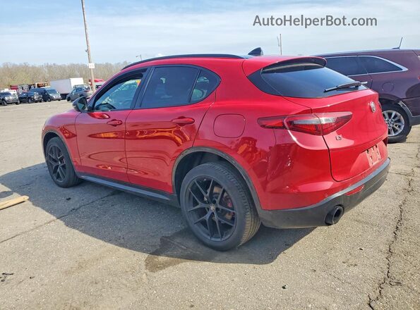 ZASPAKBN9L7C95246 2020 ALFA ROMEO STELVIO Red Rear left