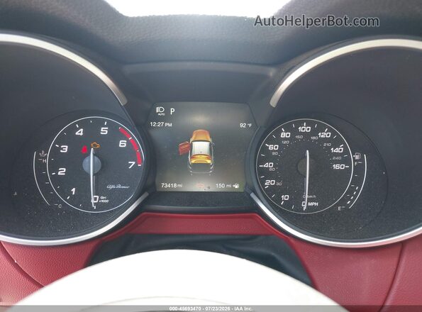 ZASPAKBN9L7C97806 2020 ALFA ROMEO STELVIO White უკანა სავარძლების ხედი