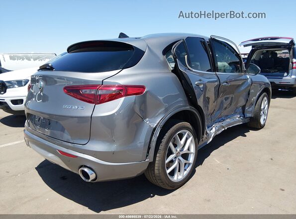 ZASPAKBN9M7D09731 2021 ALFA ROMEO STELVIO Gray Задня права чверть