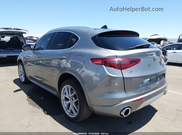 ZASPAKBN9M7D09731 2021 ALFA ROMEO STELVIO Gray Задня ліва чверть