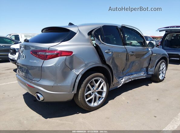 ZASPAKBN9M7D09731 2021 ALFA ROMEO STELVIO Gray Вид спереду