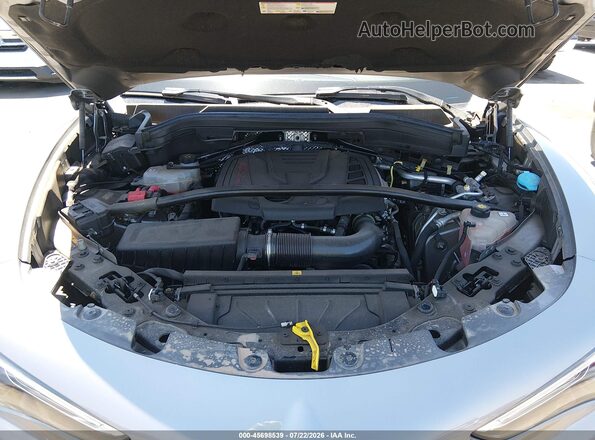 ZASPAKBN9M7D09731 2021 ALFA ROMEO STELVIO Gray Вид ззаду
