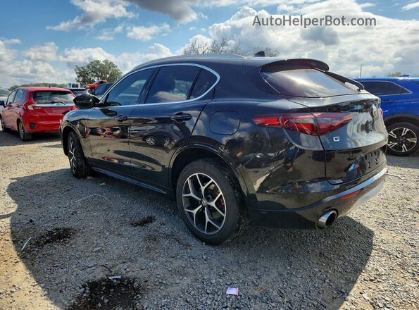 ZASPAKBNXL7C93246 2020 ALFA ROMEO STELVIO Black Trasero izquierdo
