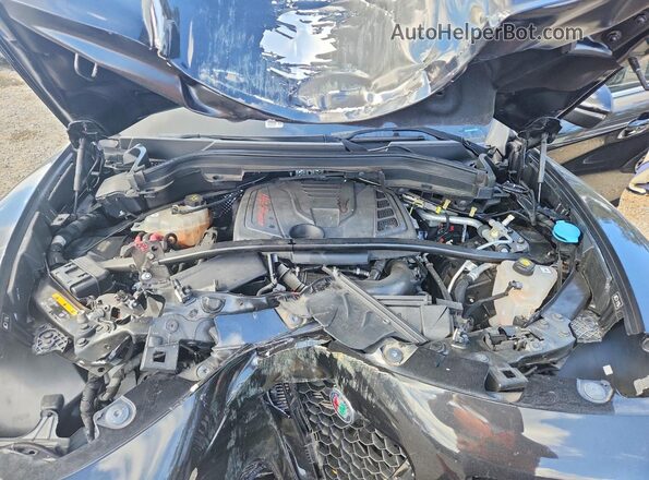 ZASPAKBNXL7C93246 2020 ALFA ROMEO STELVIO Black Vista del compartimento del motor