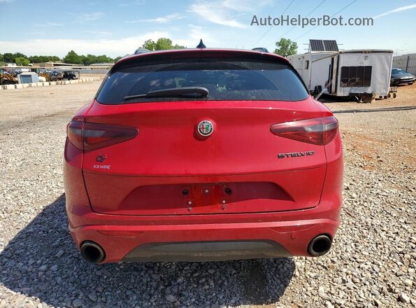 ZASPAKBNXM7D20107 2021 ALFA ROMEO STELVIO Red Rear view
