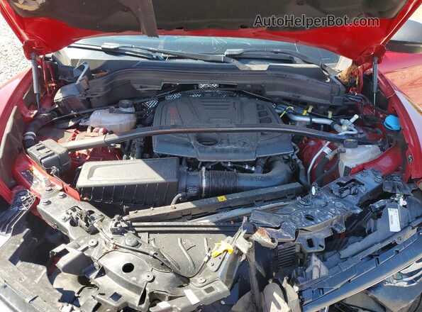 ZASPAKBNXM7D20107 2021 ALFA ROMEO STELVIO Red Engine compartment view