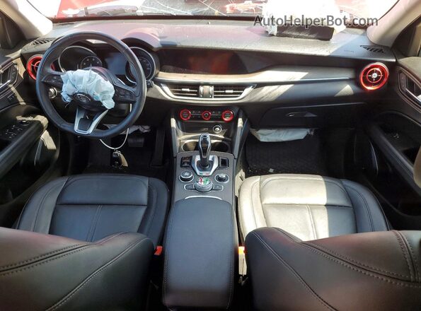 ZASPAKBNXM7D20107 2021 ALFA ROMEO STELVIO Red Dashboard view