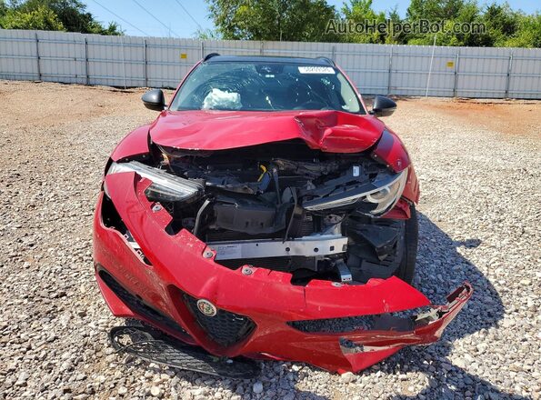 ZASPAKBNXM7D20107 2021 ALFA ROMEO STELVIO Red Front view