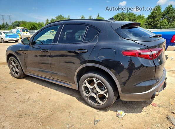 ZASPAKBNXP7D54214 2023 ALFA ROMEO STELVIO Black Trasero izquierdo