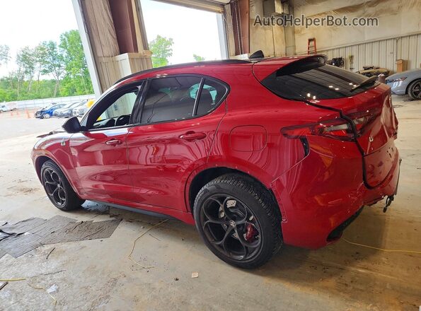 ZASPAKEVXN7D29600 2022 ALFA ROMEO STELVIO Red Задня ліва чверть