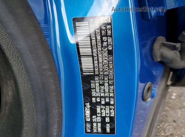 ZASPATDW3R3061242 2024 ALFA ROMEO OTHER Blue Widok naklejki z numerem VIN
