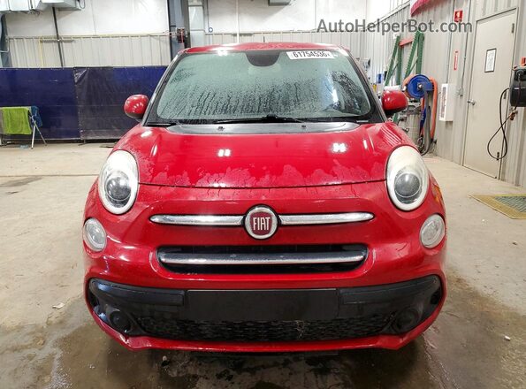 ZFBCFAAH5JZ041231 2018 FIAT 500L Red Вид спереду