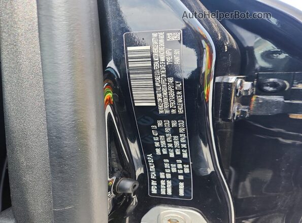 ZFBCFXAB5HP517496 2017 FIAT 500X Black Vista de la etiqueta del VIN