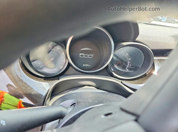 ZFBCFXAB5HP517496 2017 FIAT 500X Black Vista del cuadro de instrumentos