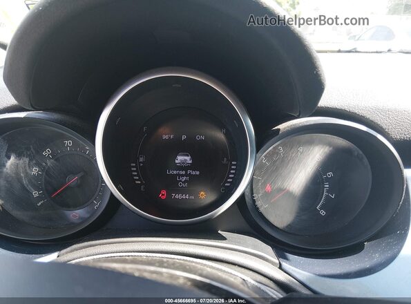 ZFBCFXABXHP623555 2017 FIAT 500X Blue Հետևի նստատեղերի տեսք