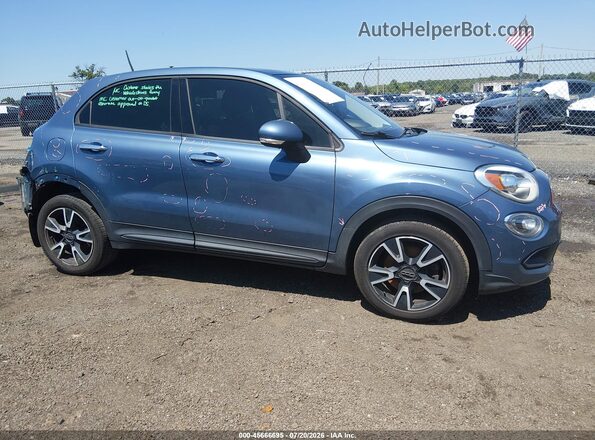 ZFBCFXABXHP623555 2017 FIAT 500X Blue Սալոնի հետևի տեսք