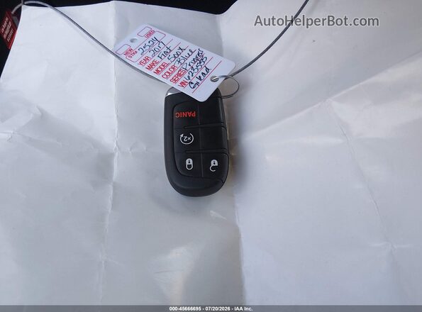 ZFBCFXABXHP623555 2017 FIAT 500X Blue Առջևի վահանակի տեսք
