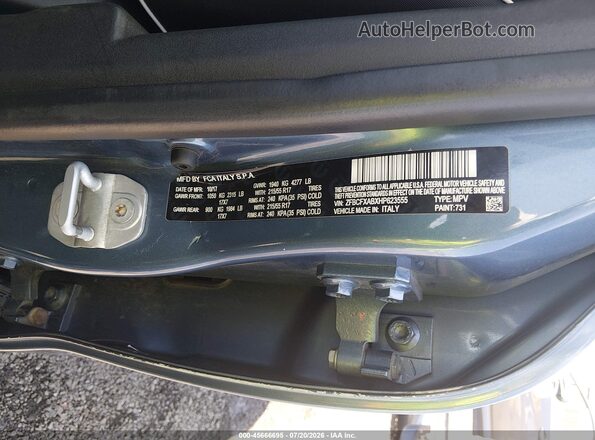 ZFBCFXABXHP623555 2017 FIAT 500X Blue Շարժիչի բաժամունքի տեսք