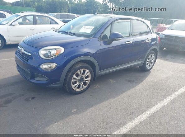 ZFBCFXBT3GP351985 2016 FIAT 500X Синий Передняя левая четверть