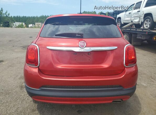 ZFBCFXBT7GP388702 2016 FIAT 500X Red Vista trasera