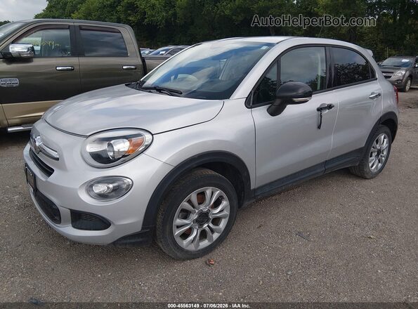 ZFBCFXBT7GP409029 2016 FIAT 500X Silver წინა მარცხენა ხედი სამი მეოთხედიდან