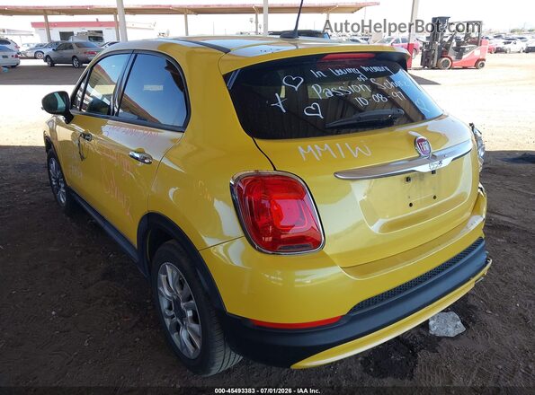 ZFBCFXBT8GP339783 2016 FIAT 500X Yellow უკანა მარცხენა