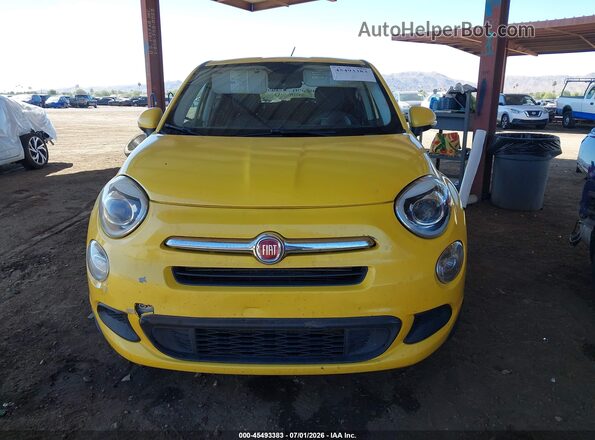 ZFBCFXBT8GP339783 2016 FIAT 500X Yellow ხელსაწყოთა პანელის ხედი