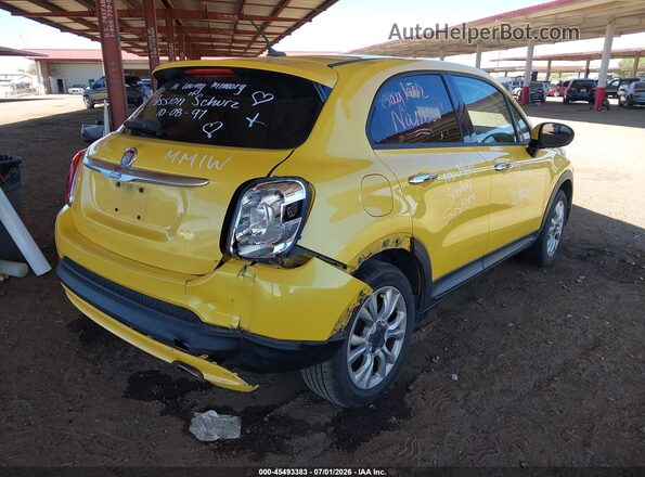 ZFBCFXBT8GP339783 2016 FIAT 500X Yellow უკანა მარჯვენა